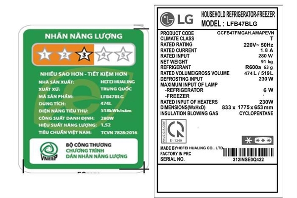 Tủ lạnh LG Inverter 474 lít Multi Door LFB47BLG - ảnh 8