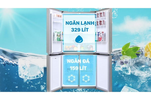 Tủ lạnh Samsung Inverter 488 lít Multi Door RF48A4010M9/SV – Màu Bạc
