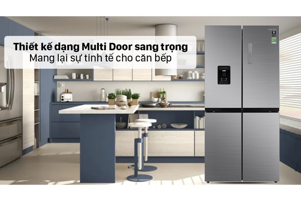 Tủ lạnh Samsung Inverter 488 lít Multi Door RF48A4010M9/SV – Màu Bạc