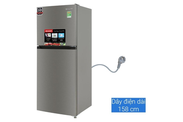 Tủ lạnh Sharp Inverter 181 lít SJ-X198V-SL