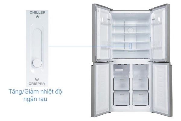 Tủ lạnh Sharp Inverter 362 lít Multi Door SJ-FX420VG-BK