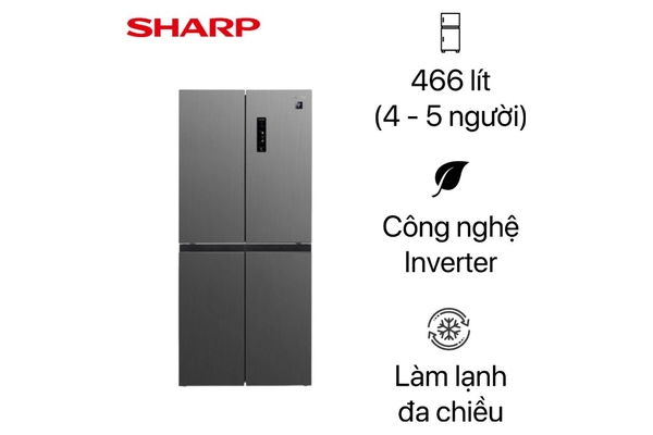 Tủ lạnh Sharp Inverter 466 lít Multi Door SJ-FXP560V-RG