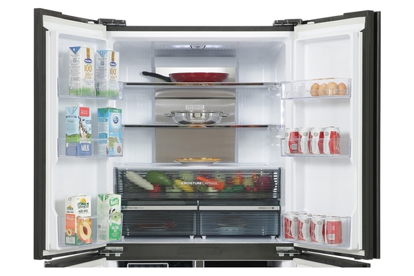 Tủ lạnh Sharp Inverter 572 lít Multi Door SJ-FXP640VG-BK Hàng Thái Lan