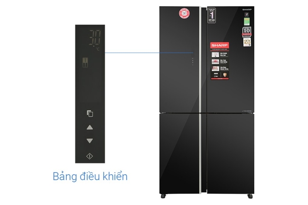 Tủ lạnh Sharp Inverter 572 lít Multi Door SJ-FXP640VG-BK Hàng Thái Lan
