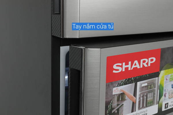 Tủ lạnh Sharp Inverter 330 lít SJ-XP352AE-SL - ảnh 8