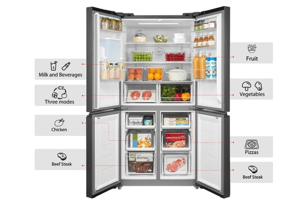 Tủ lạnh Toshiba Inverter 474 lít Multi Door GR-RF608WI-PMV(50)