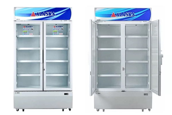 Tủ mát Alaska 2 cánh 800 lít LC-800C