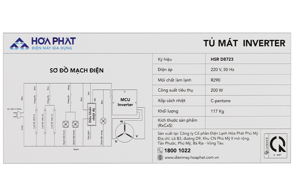 Tủ mát Hòa Phát Inverter 723 lít HSR D8723 - ảnh 11