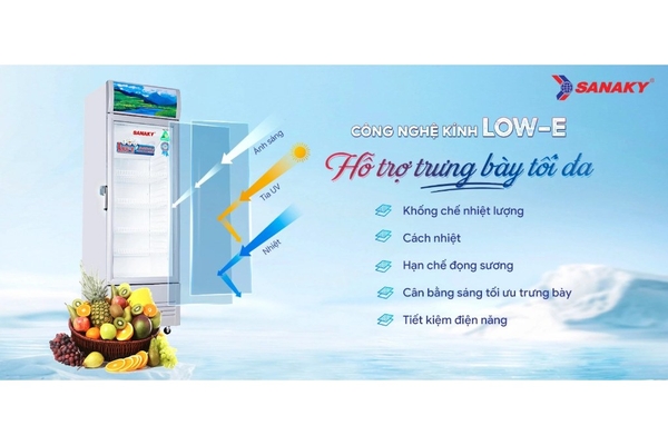 Tủ mát Sanaky 130 lít VH-168KL