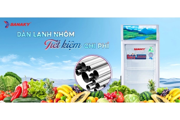 Tủ mát Sanaky 130 lít VH-168KL