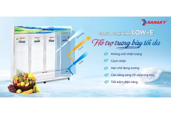 Tủ mát Sanaky 2000 lít VH-2209HP