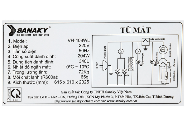 Tủ mát Sanaky 340 lít VH-408WL - ảnh 10