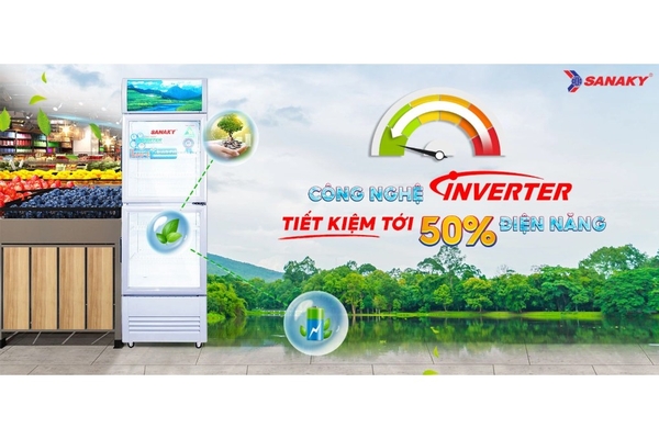 Tủ mát Sanaky Inverter 200 lít VH-258W3L