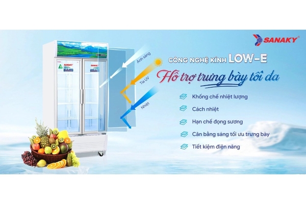 Tủ mát Sanaky Inverter 700 lít VH-8009HP3