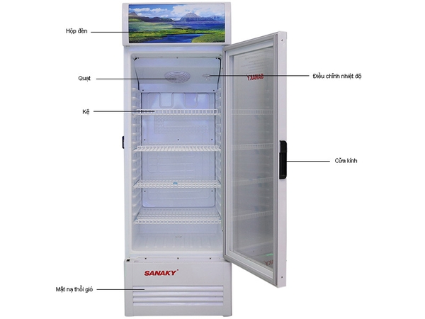 Tủ mát Sanaky 170 lít VH-218KL - ảnh 4