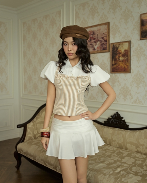 VÁY JUPI TRẮNG - ảnh 1