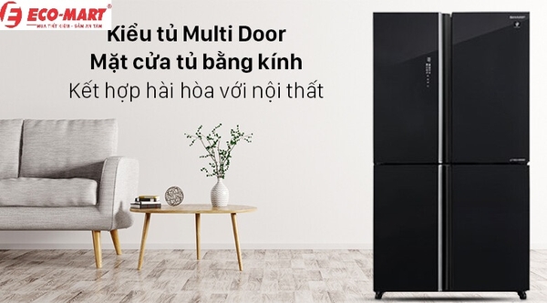 Tủ lạnh Sharp 572 lít SJ-FXP640VG-BK: Sự lựa chọn hoàn hảo cho gia đình đông thành viên