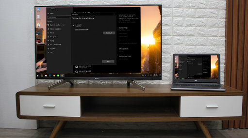 Hướng dẫn kết nối laptop với tivi Sony không cần dây HDMI
