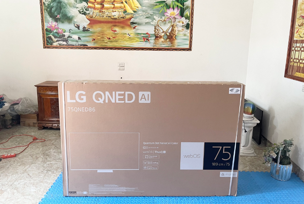 Hành Trình Lắp Đặt Tivi LG QNED86TSA 75 Inch Tại Thành Phố Thái Nguyên