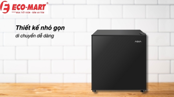 Tủ lạnh Aqua 50 lít AQR-D60FA(BS) - Lựa chọn lý tưởng cho không gian nhỏ