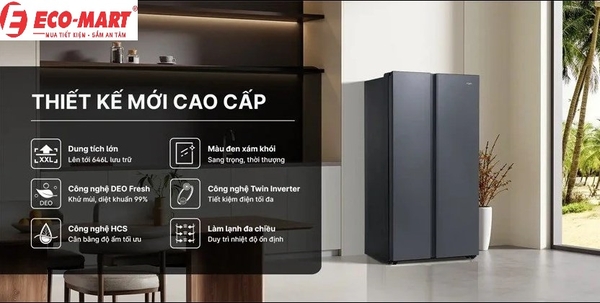 Tủ lạnh Aqua AQR-S682XA(SLB) dưới 15 triệu có gì đáng mua?