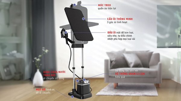 Đánh giá chi tiết bàn là cây TEFAL QT1510