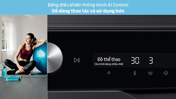 BẢNG ĐIỀU KHIỂN THÔNG MINH AI CONTROL TRÊN MÁY GIẶT SAMSUNG LÀ GÌ?