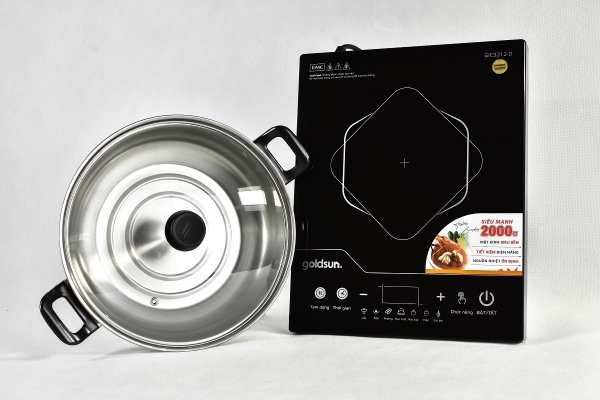 Review chi tiết bếp từ đơn Goldsun GIC3212-D