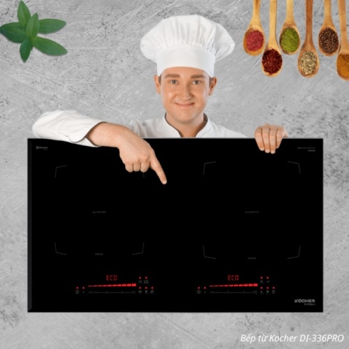 Các tính năng đặc biệt trên bếp từ đôi Kocher DI-336PRO