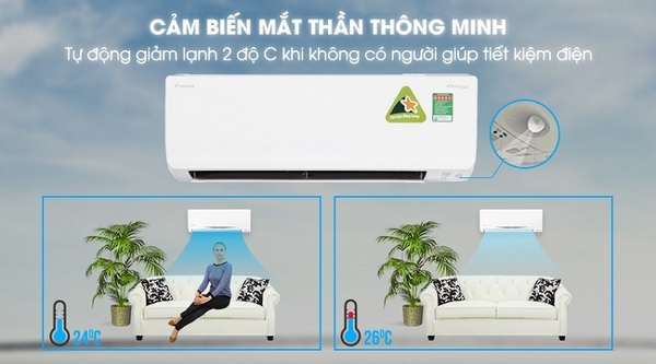 Tìm hiểu về công nghệ mắt thần cảm biến trên điều hòa Daikin cao cấp