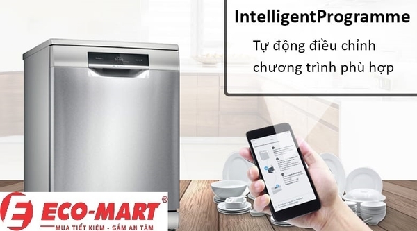 Phân tích chương trình rửa Thông minh Intelligent Program của máy rửa bát Bosch SMS6ZCI16E