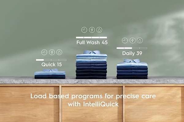 Chương trình giặt nhanh IntelliQuick của EWF1043R7SC có ưu điểm gì?