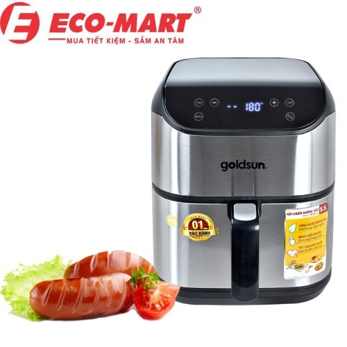 Có nên mua nồi chiên không dầu Goldsun GAF5842-D