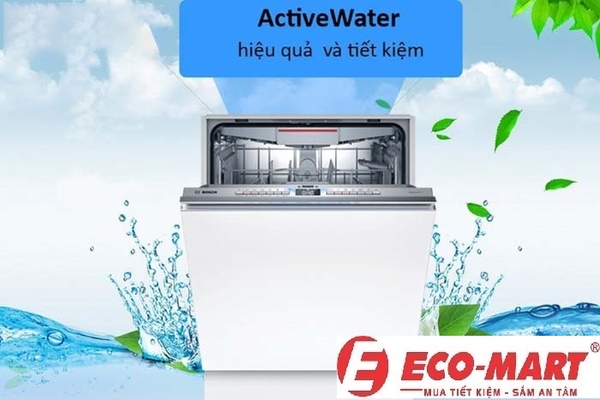 Máy Rửa Bát Bosch Bán Âm SMI6ZCS16E Tiết Kiệm Nước Và Điện Như Thế Nào?
