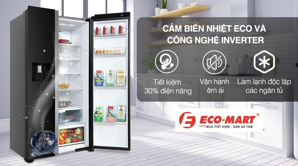 Đánh giá chi tiết tủ lạnh Hitachi R-SX800GPGV0(GBK) sang trọng, đẳng cấp
