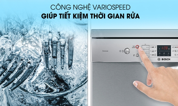 Công nghệ VarioSpeed trên máy rửa bát Bosch là gì?  Cách hoạt động như thế nào?
