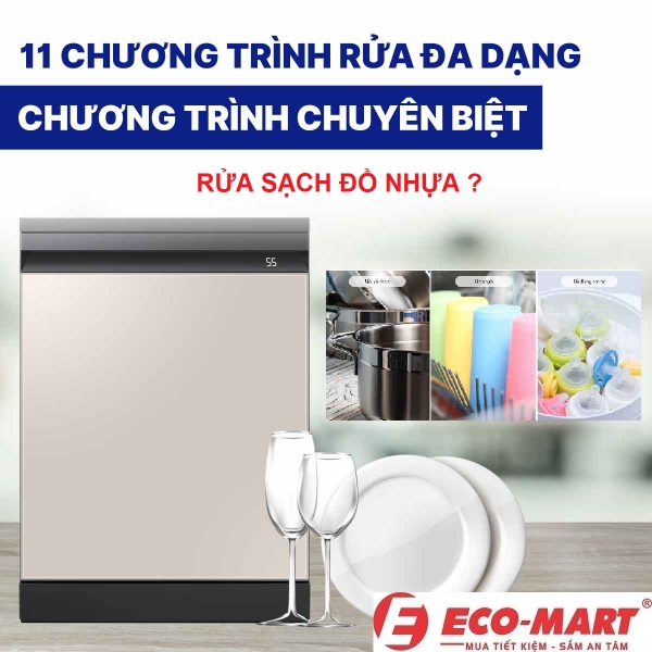 Máy Rửa Bát Samsung Bespoke DW60CB750FAPSV Có Rửa Sạch Đồ Nhựa Không?