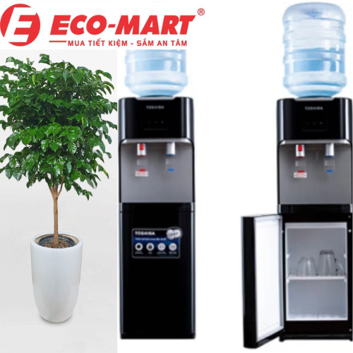 Đánh giá chi tiết cây nước nóng lạnh Toshiba RWF-W1664TV(K1) úp bình