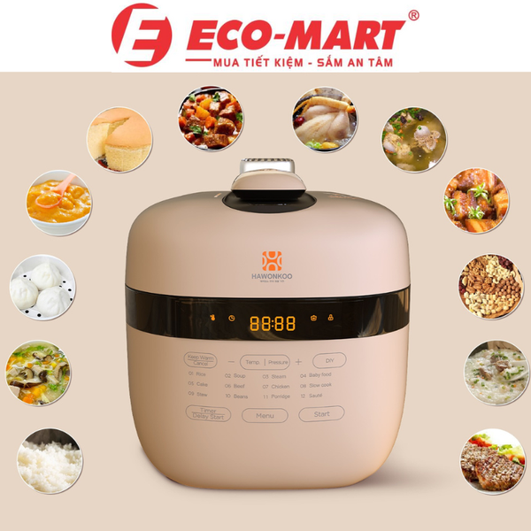 Đánh giá nồi áp suất điện đa năng Hawonkoo PCH-500, 2023
