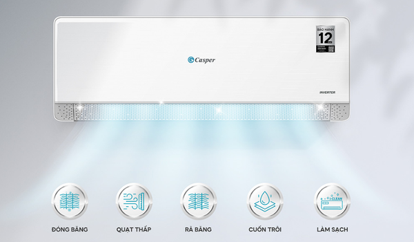 Tư vấn Điều hòa Casper Inverter 9000btu QC-09IS36 sản phẩm bán nhiều năm 2024