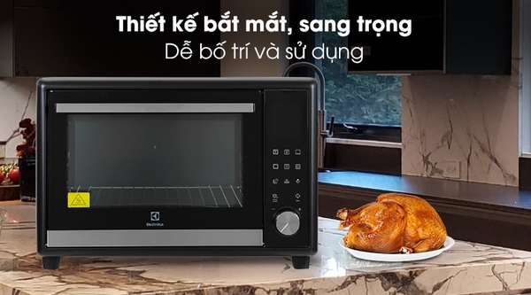 Đánh giá chi tiết lò nướng Electrolux EOT40DBD