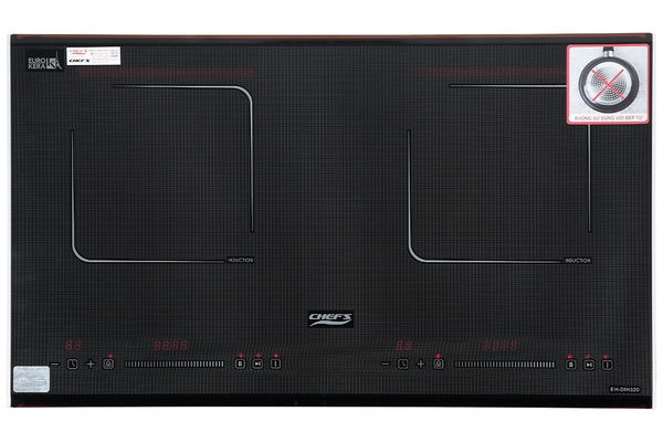 Đánh giá chi tiết bếp từ đôi Chef's EH-DIH320