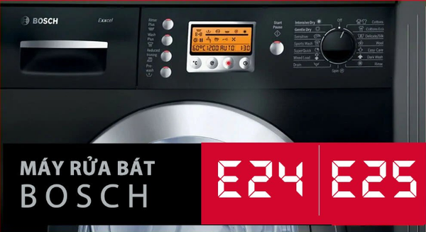 Máy rửa bát Bosch gặp lỗi E24 cách tự kiểm tra và khắc phục đơn giản tại nhà