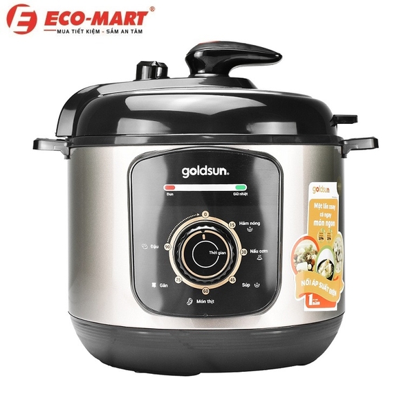 Điểm nổi bật của nồi áp suất điện Goldsun GPC5512-M so với các thương hiệu khác