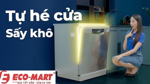 Máy rửa bát tự hé cửa là gì? Tính năng này trên máy rửa bát Kocher KDEU-8835BL hoạt động ra sao?