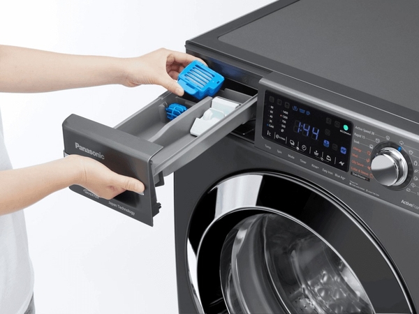 Hộp bạc trên máy giặt Panasonic có tác dụng gì ?