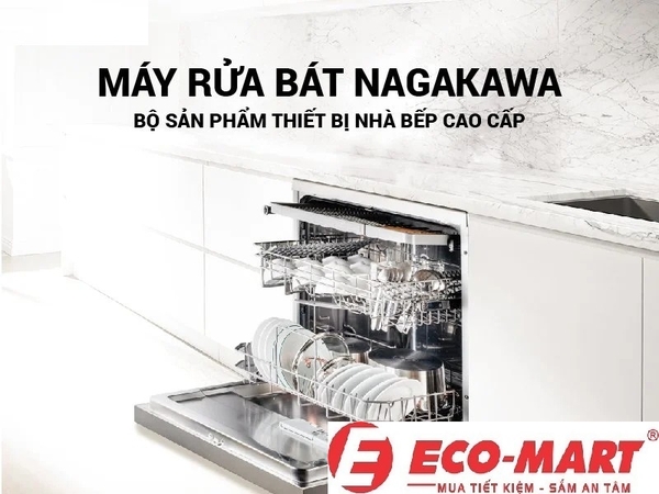Khả năng làm sạch nồi chảo và các vật dụng nhà bếp lớn với máy rửa bát Nagakawa NAG3601M15