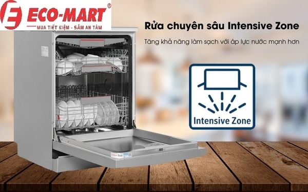 Phân tích chi tiết tính năng Rửa tăng cường (Intensive) 70°C máy rửa bát Electrolux ESF5512LOX