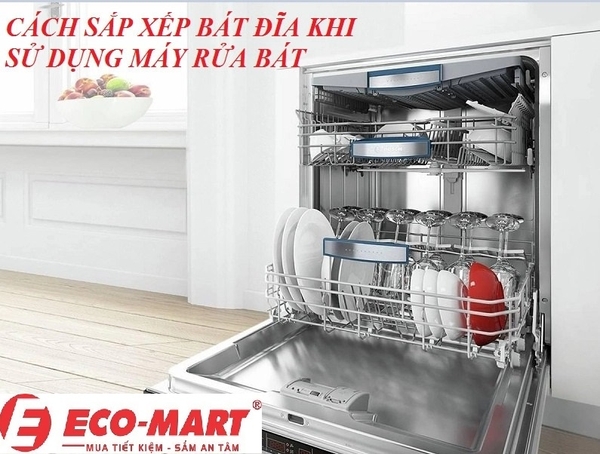 Cách Tối Ưu Không Gian Để Sắp Xếp Bát Đĩa Với Máy Rửa Bát Samsung DW60CG550FSGSV