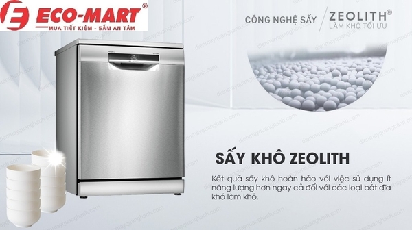 Giải Mã Công Nghệ Sấy Zeolith – Vì Sao Đây Là Tính Năng Đắt Giá Của Máy Rửa Bát Bosch Serie 6?
